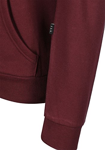 ILLMATIC Boxy - Sudadera con Capucha y Cremallera para Hombre, Talla M, Color Rojo