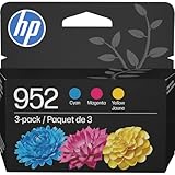 HP 952 Cyan, Magenta, Yellow Ink Cartridges (3-Pack) | Works with Printer Series: OfficeJet 8702, OfficeJet Pro 7720, 7740, 8210, 8710, 8720, 8730, 8740 | Eligible for Instant Ink | N9K27AN