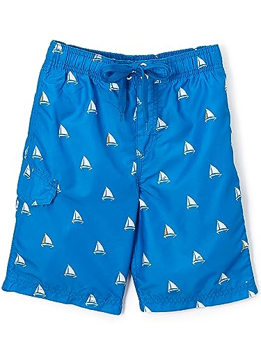 Kanu Surf Boys' Avalon Boys Swim Trunks Swimsuit, Regatta Royal, 14/16