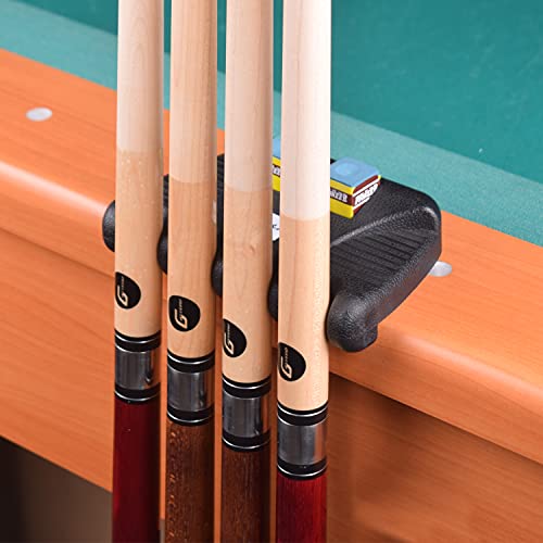 GAMESUN Portable Rubber Storage Rack, 4pcs Chalk, Non-Slip Rear, Heavy Weighted Base, Durable Rubber, Cue Not Included