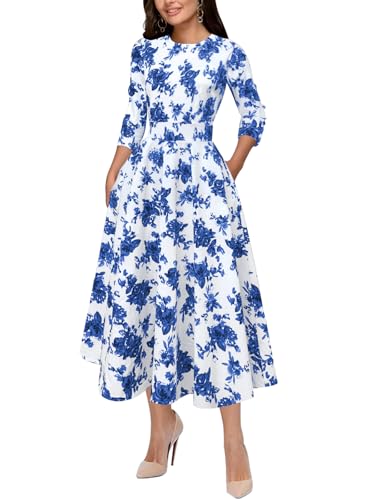 Image of Simple Flavor Women's Vintage Dress Sleeveless O-Neck Party Cocktail Dress