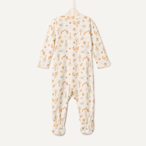 Image of Amazon Essentials x Sofia Grainge Unisex Babies' Cotton Footed Sleep and Play One-piece Bodysuit, Pack of 2