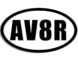 Oval AV8R Aviator Sticker (decal flying pilot fly)