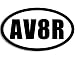 Oval AV8R Aviator Sticker (decal flying pilot fly)