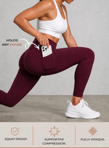 Image of Novelle Velune Buttery Soft Yoga Leggings Pockets 25 inch for Women