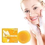 ✱Aplicar donde quieras: puedes usar nuestro jabón en barra de miel natural donde quieras porque se adapta a todos los usos y masajes corporales, por ejemplo, lavar el cabello, la cara y bañarse.