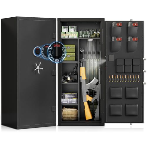 52 Digital Gun Safe with Racks & Alarm