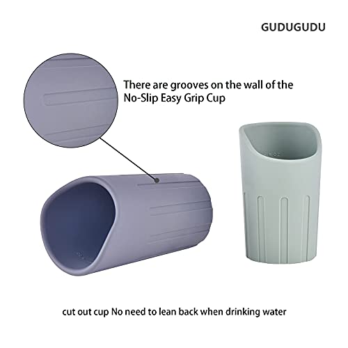 GUDUGUDU Silicone Drinking Cup (5oz, 8oz), Nosey Cups for Adults