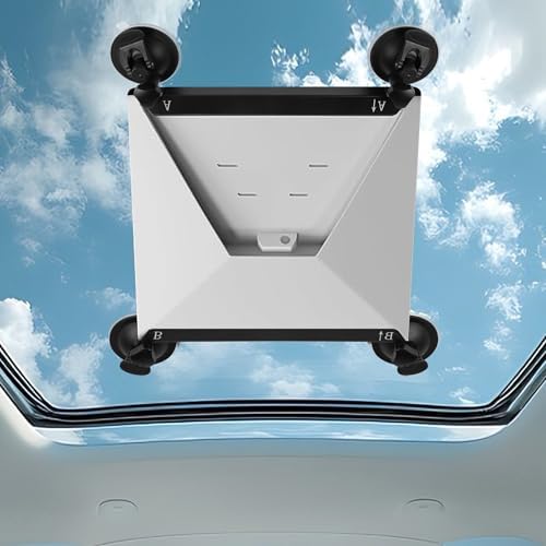 Ljliudu Starlink Mini Suction Cup Mount - Industrial-Grade Secure Mount for Car Windows, Sunroofs, RVs, Boats | Stable Satellite Signal for Road Trips & Outdoor Use (Black)