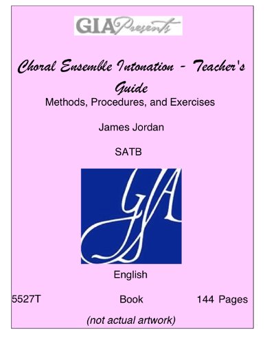Choral Ensemble Intonation 1579991602 Book Cover