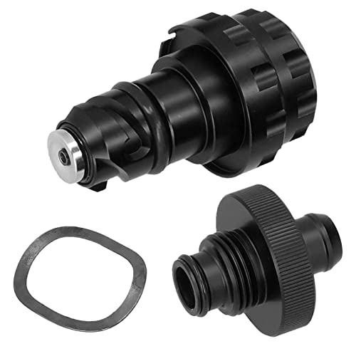 Tapón de drenaje de aceite para 2015+ repuesto duradero de aluminio magnético negro 6