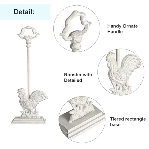 Wempolu BL181048 Cast Iron Rooster Door Stopper thumb #2
