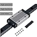 BEVDICNC MGN12H Black Linear Guide Rail 350mm with MGN12H Bearing Steel Black Carriage Block,for Ender 3, Corexy, Tronxy 3D Printers Upgrades and CNC Machine