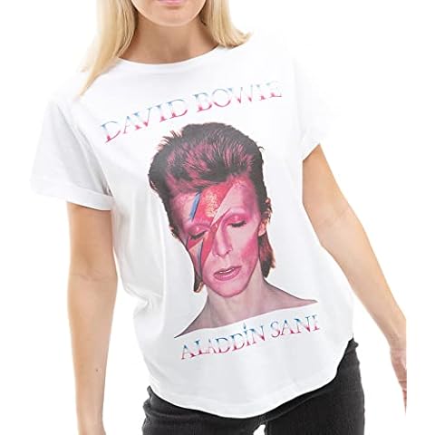 Cotton Soul David Bowie - Aladdin Sane - Camiseta de moda para mujer Cover