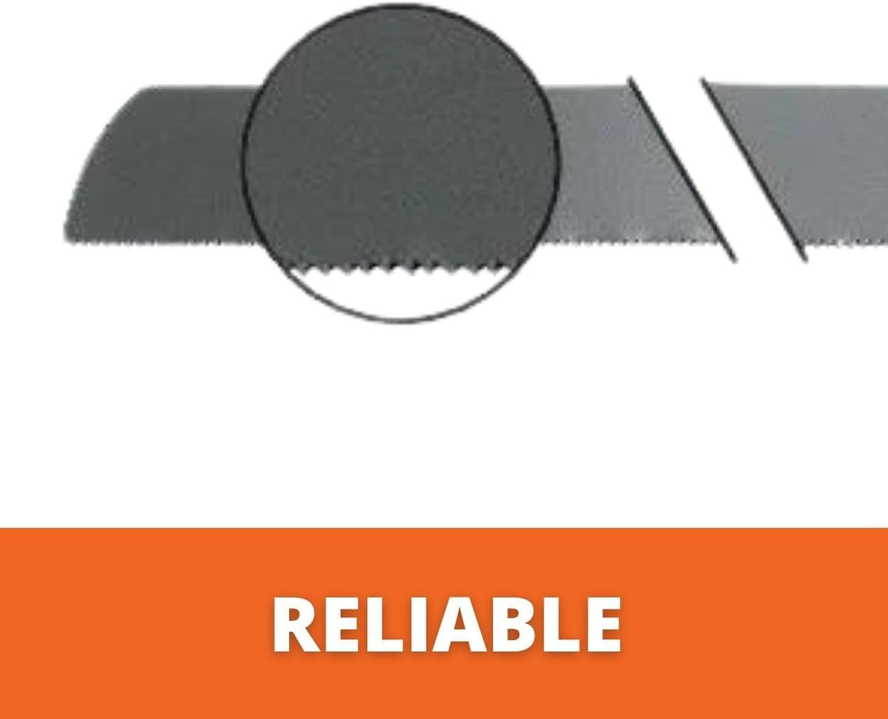 Fein HSS Saw Blade - Precision Cutting for Steel, Stainless Steel & Pipes up to 350mm Diameter, 14 TPI for Clean & Burr-Free Cuts, 19-5/8" Length, 1" Height, 3/32" Thickness - 63503072002