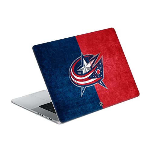 Skin MacBook Pro 16 A2485 anti-rayures NHL Columbus Blue Jackets vinyle