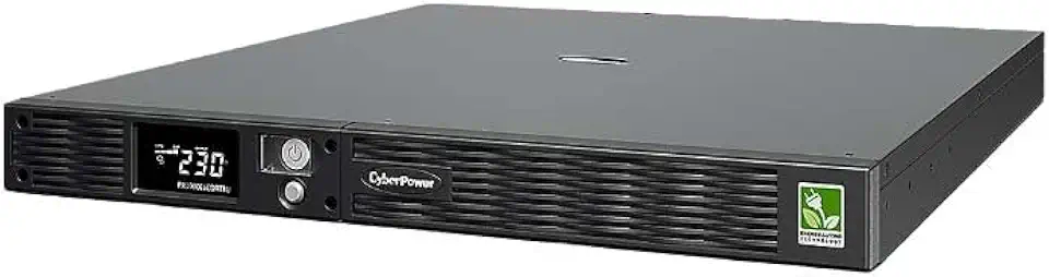 Cyberpower PR1000ELCDRT1U 1000VA Rackmount UPS System, Black