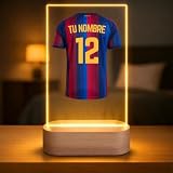 Lámpara Fútbol Personalizada - Camisetas de 20 Equipos Españoles