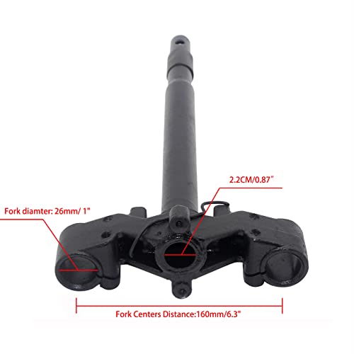Minho Gy6 50Cc Scooter Triple Tree Front End Steering Fork Stem Fit For Chinese Scooter Moped Taotao 50Cc #TOP3