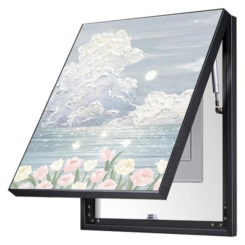 Boîte de compteur électrique haut de gamme avec vérins hydrauliques cadre mural 40x60