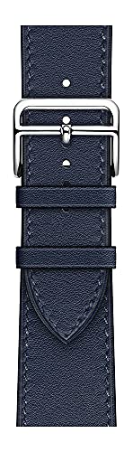 Danwon Pulseira de couro, compatível com pulseiras de relógio Apple de 42 mm, 44 mm, muitas cores de