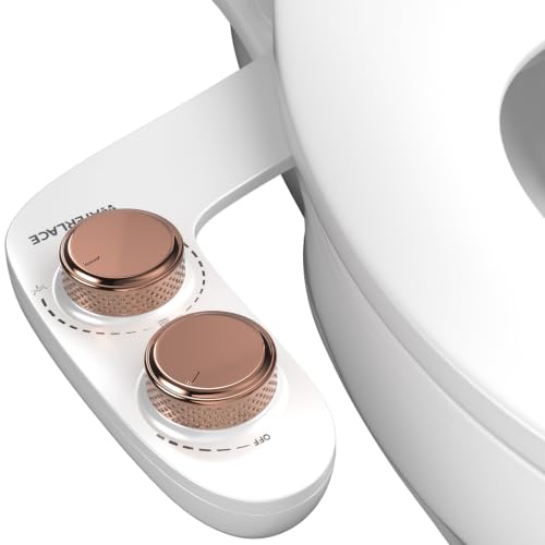 Image of Bidet Attachment for Toilet Seat Water Pressure - Non Electric Bidets Self Cleaning Sprayer - Dual Nozzle Bidet Attachments Toilets Spray - Adjustable Bidets Wash Butt Cleaner for Bathroom Gifts