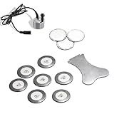 Yuecoom 10 Pezzi Dischi in Ceramica 20mm per Nebulizzatore Ultrasuoni, Membrana Atomizzatore 1,7 MHz Impermeabile, Kit Ricambio per Umidificatore e Fontana da Interni