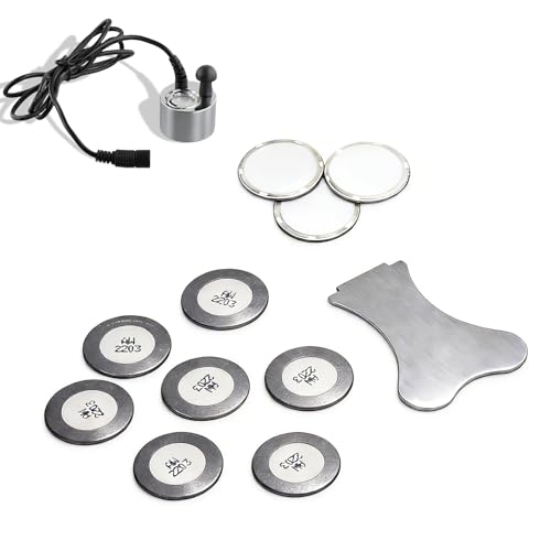 Yuecoom Disques Céramique 20mm 10 Pièces, Membrane Atomiseur 1,7 MHz Étanchéité Kit Accessoires pour Humidificateur et Fontaine Brumisateur à Ultrasons