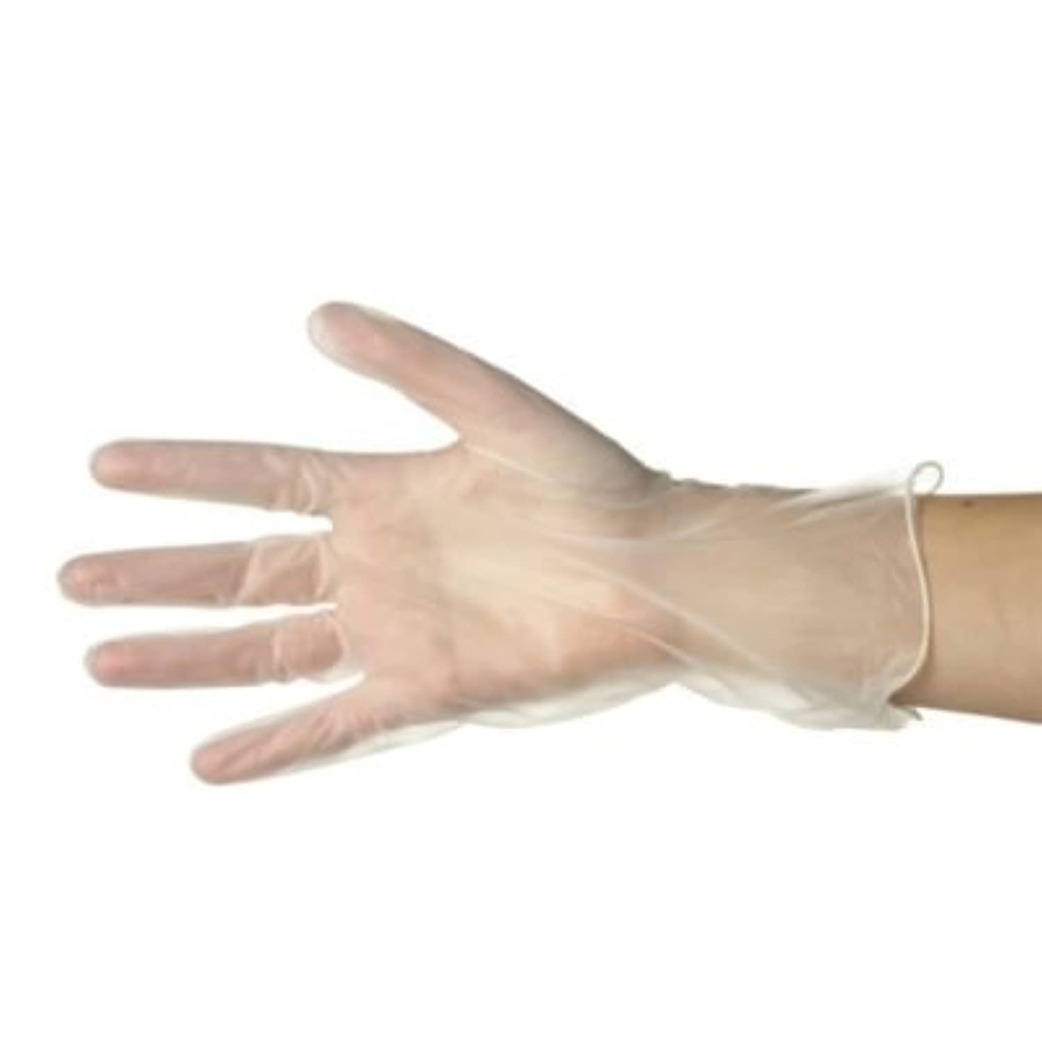 Lakeland Clear Disposable Latex Free Vinyl Gloves, Medium - Pack Of 100