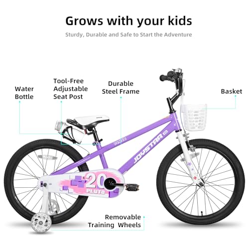 Image of JOYSTAR Pluto 12-20 inch Kids Bike with Light Up Training Wheels