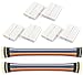 WWZMDiB 6 Pcs Mini Small Breadboard kit White 170 Tie Points (Includes 10-pin Male/Female + 10-pin Male/Female Jumper Wires)