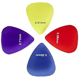Amazon Basics Lot de 10 médiators en polycarbonate transparent pour guitare - Les Beatles, Paul McCartney, John Lennon, RIngo Starr, George Harrison Amazon Basics Lot de 10 médiators en polycarbonate transparent pour guitare – Image 2