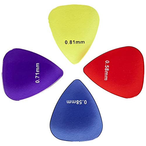 Amazon Basics Lot de 10 médiators en polycarbonate transparent pour guitare - Les Beatles, Paul McCartney, John Lennon, RIngo Starr, George Harrison Amazon Basics Lot de 10 médiators en polycarbonate transparent pour guitare – Image 3
