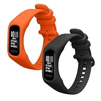 Kwmobile Sportarmband Huawei Band 6 Honor Band 7 Kwmobile Sportarmband 2er Set Für Huawei Band 6/7 - TPU Silikon Ersatzarmbänder Verstellbar 14-22cm TPU Silikon Armband Ersatz