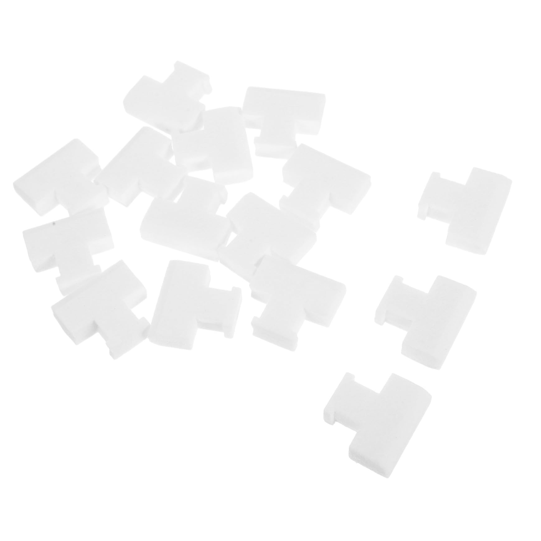 15pcs Paint Marker Replacement Nibs 30mm Fiber Tips White