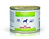 Royal Canin Veterinary Diabetic Special Low Carbohydrate Canine Mousse | 12 x 195 g | Nassfutter für ausgewachsene Hunde | Regulierung des Blutzuckerspiegels | Hoher Proteingehalt
