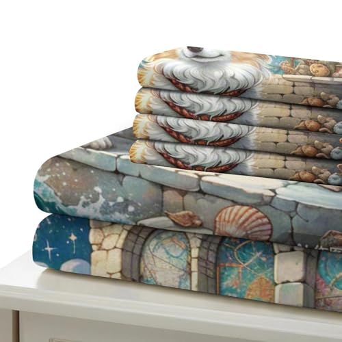 Housse de couette papillon 3D 260x220cm en microfibre douce avec taies - 6