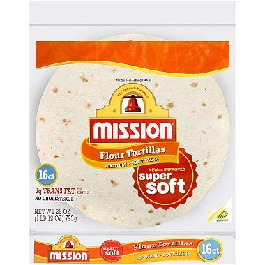 Mission Medium Soft Taco Flour Tortillas 16 ct., 28 oz. A1