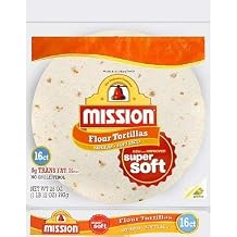 Mission Medium Soft Taco Flour Tortillas 16 ct., 28 oz. A1