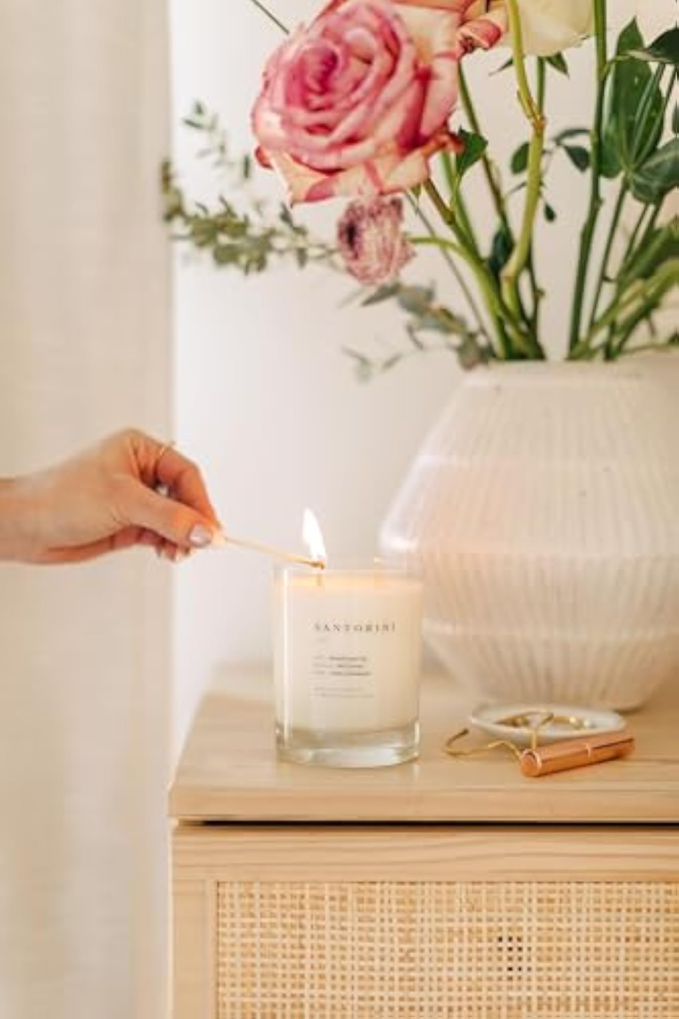 Escapist Candle, Santorini Scent