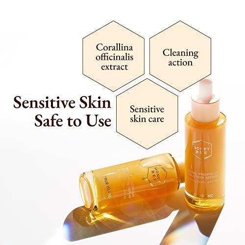 True Island Honey Bee Royal Propolis Serum | Facial Serum For Dry Skin & Sensitive Skin | Hydrating Serum For Face Skin Care | Korean Essence For Face Beauty Serum (Pack Of 1, 1.35 Fl. Oz) #TOP3