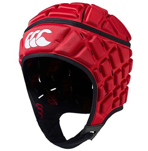 2022 Canterbury Raze Rugby Head Guard Scrum Protection - Red (Small)