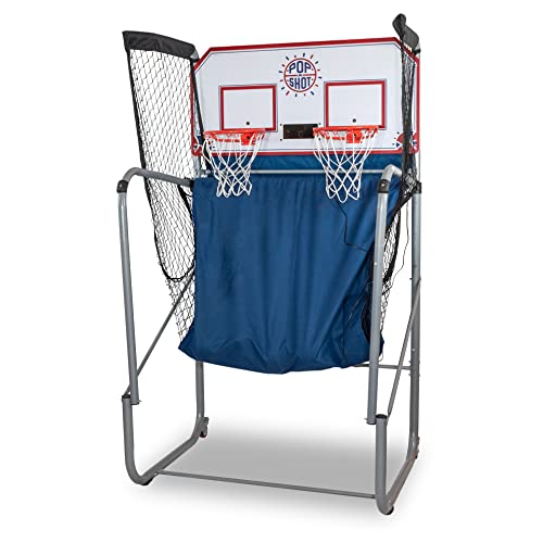 Pop-A-Shot Official Home Dual Shot Basketball Arcade Game - Blue (Blue) #TOP3