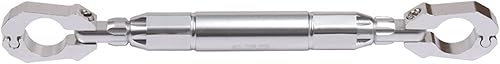 Para Benelli TRK502 TRK502X TRK 502 X 502X TRK502 X Barra de equilibrio de motocicleta Barra transversal (color : B plateado, tamaño: 1) a negro,A
