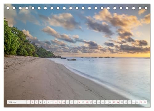 Seychelles - Des îles de rêve dans l’océan Indien (Calendrier de bureau 2026 DIN A5 horizontal), CALVENDO calendrier mensuel: Photos des belles îles de Mahé et La Digue. (CALVENDO Nature)