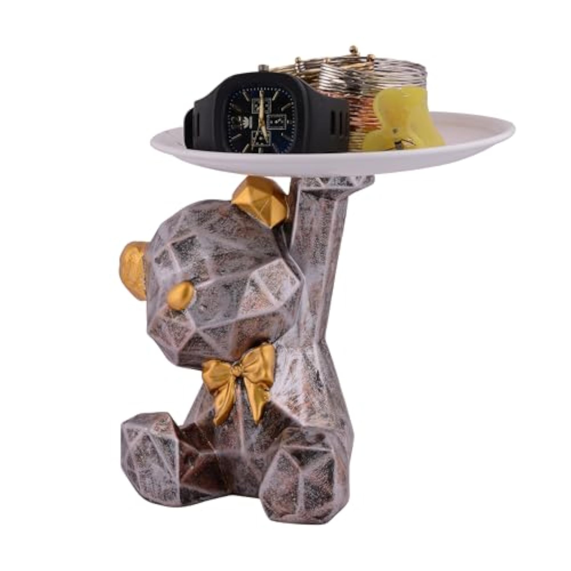 Unique Look Teddy Cum Serving Platter