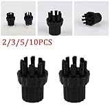 Homeponnew for Steam Cleaner Nylon Brush Head Replacement Nylon Steam Cleaner and practical to use Easy to replace and use Made of premium material (2pcs) - Image 4