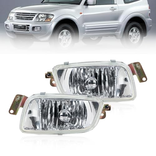 JESYMBX Front Bumper Fog Light For Mitsubishi Pajero Montero V73 V75 V77 2000-2003 Daytime Running Lamp Set