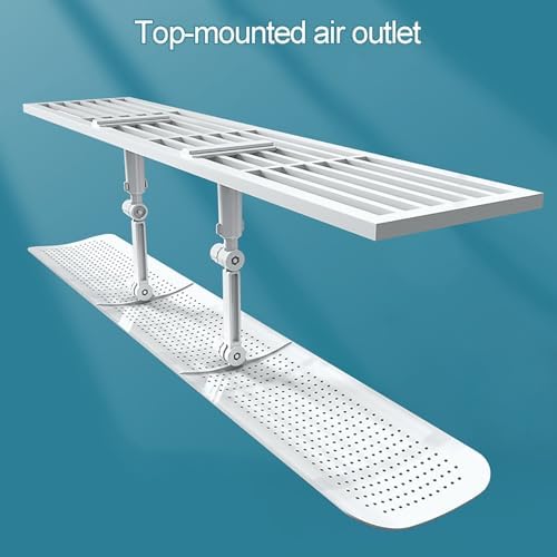 Central Air Conditioning Windshield Baffle - 105 * 18cm(41 * 7in) Anti-Wind Air Outlet Control for Office AC Units, Enhance Comfort & Efficiency, Ideal AC Accessory for Better Airflow
