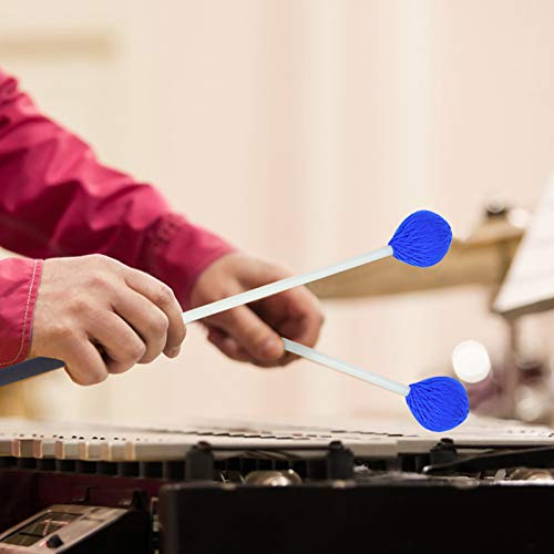 1 Pair Percussion Mallets, Marimba Mallets, Yarn Head Keyboard With Fiberglass Handles Percussion Mallets Set Musical Instruments Accessory For Beginners #TOP4